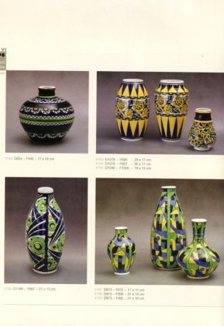 Art Deco Ceramics Made in Belgium. Charles Catteau
