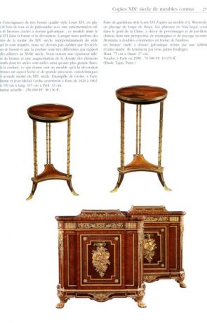 Le mobilier français. Du XIX siecle
