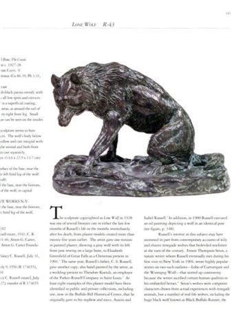 Charles M. Russell. Sculptor