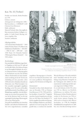 Prunkuhren am brandenburgisch-preußischen Hof im 18. Jahrhundert mit einem Katalog ausgewählter Uhren Friedrichs II. und Friedrich Wilhelms II. von Preußen