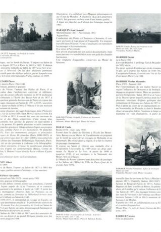 Dictionnaire des Peintres Paysagistes Francais au XIX Siecle