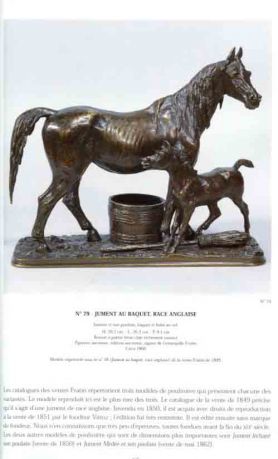 Fratin. Objects décoratifs et Sculptures romantiques